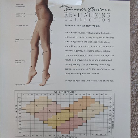 Calvin Klein + Hanes Silk Reflections Smooth Illusions Revitalizing Pantyhose - Picture 3 of 7